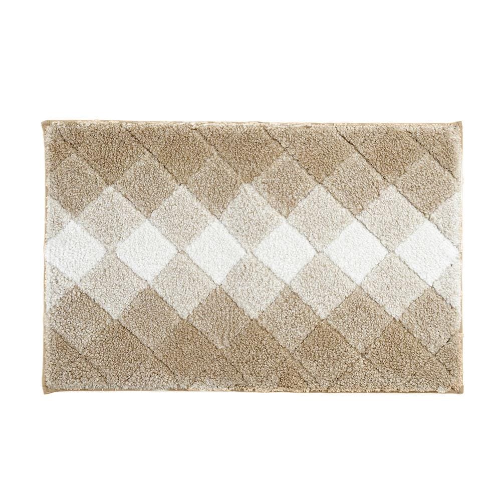 พรม HOME LIVING STYLE DIAMOND 45x70 ซม. สีครีม