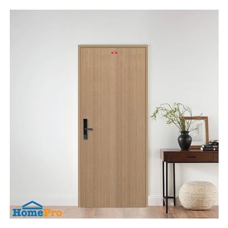 ชุดประตูภายในเหล็ก เจาะลูกบิด PROFESSIONAL DOOR FR2RC+D240 96.4x203.5 ซม. สีครีม (เปิดด้านขวา ออกด้านนอก)_3