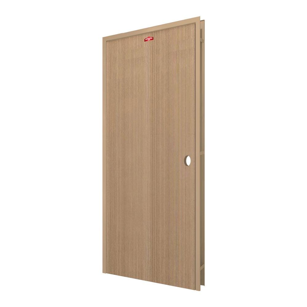 ชุดประตูภายในเหล็ก เจาะลูกบิด PROFESSIONAL DOOR FR2LC+D240 96.4x203.5 ซม. สีครีม (เปิดด้านซ้าย ออกด้านนอก)