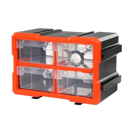 กล่องเก็บอะไหล่ 4 ช่อง MATALL MW-1804 สีดำส้ม_0