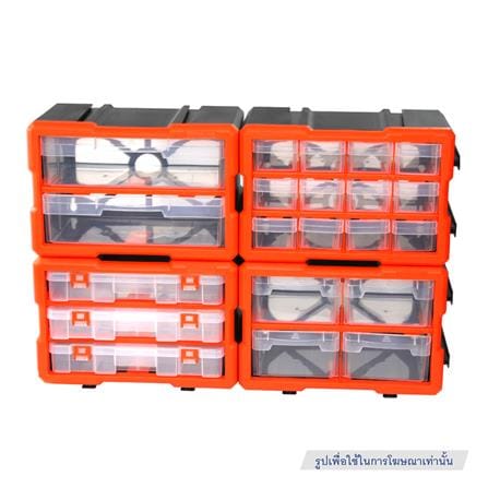 กล่องเก็บอะไหล่ 4 ช่อง MATALL MW-1804 สีดำส้ม_3