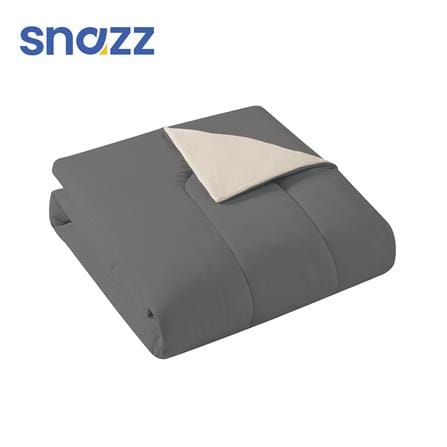 ผ้านวม SNAZZ CURTIS 70x90 นิ้ว สี GREY_0
