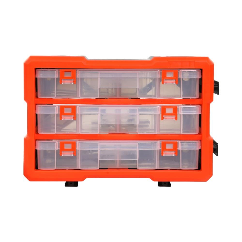 กล่องเก็บอะไหล่ 3 ช่อง MATALL MW-1803 สีดำส้ม