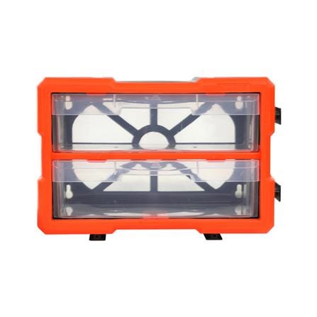 กล่องเก็บอะไหล่ 2 ช่อง MATALL MW-1802 สีดำส้ม_3