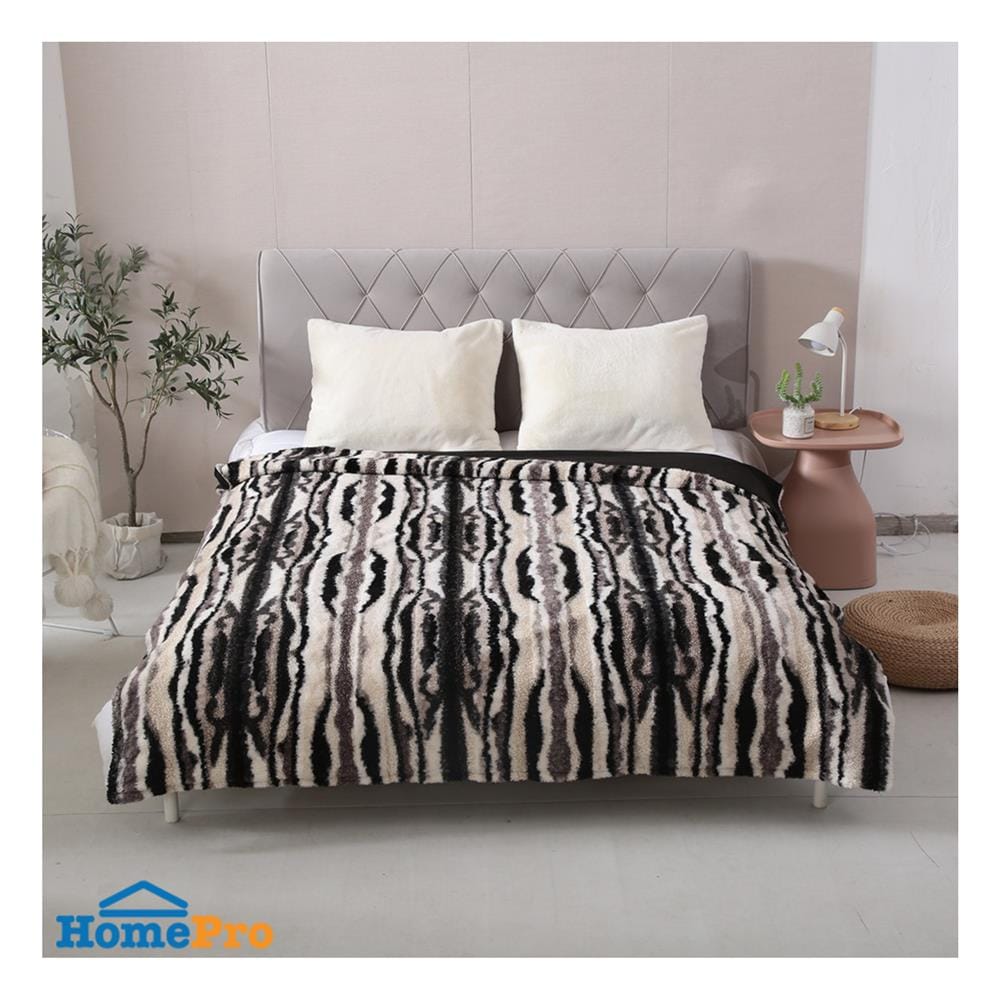 ผ้าห่ม BENETTA RIPPLE 70x90 นิ้ว สี BROWN