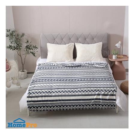 ผ้าห่ม HOME LIVING STYLE ARROW 60x80 นิ้ว สี NAVY & WHITE_5