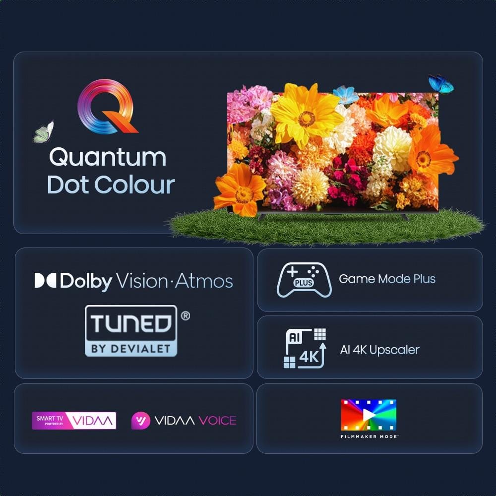ทีวีคิวแอลอีดี 75 นิ้ว HISENSE (4K, QLED, VIDAA) 75E7Q