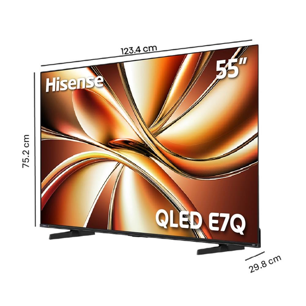 ทีวีคิวแอลอีดี 55 นิ้ว HISENSE (4K, QLED, VIDAA) 55E7Q