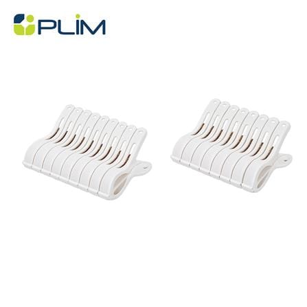 กิ๊บหนีบผ้านวม PLIM LUCKY สีขาว (แพ็ก 16 ชิ้น)_0