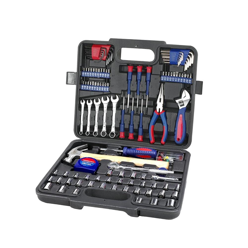 ชุดเครื่องมือช่างประจำบ้าน 165 ชิ้น WORKPRO WP209022