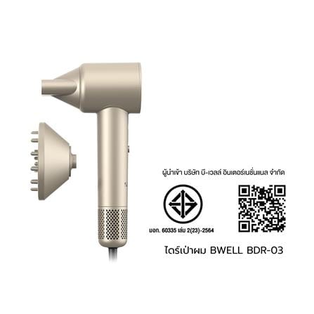ไดร์เป่าผม BWELL BDR-03 สีแชมเปญ_5