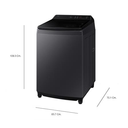เครื่องซักผ้าฝาบน SAMSUNG WA80F19S8CST 19 กก. อินเวอร์เตอร์ สีเทาชาโคล_5
