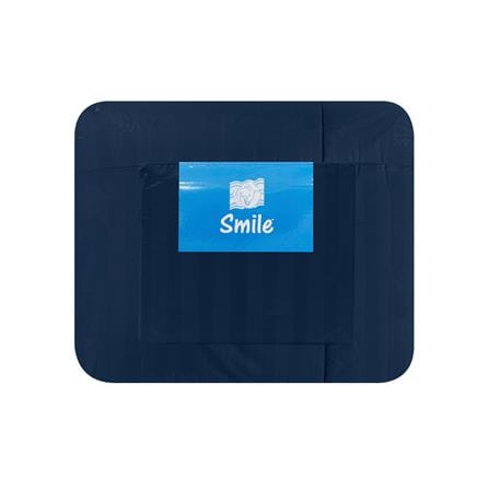 ชุดผ้าปูที่นอน 3.5 ฟุต (ชุด 4 ชิ้น) PICASSO SMILE สี NAVY BLUE_3