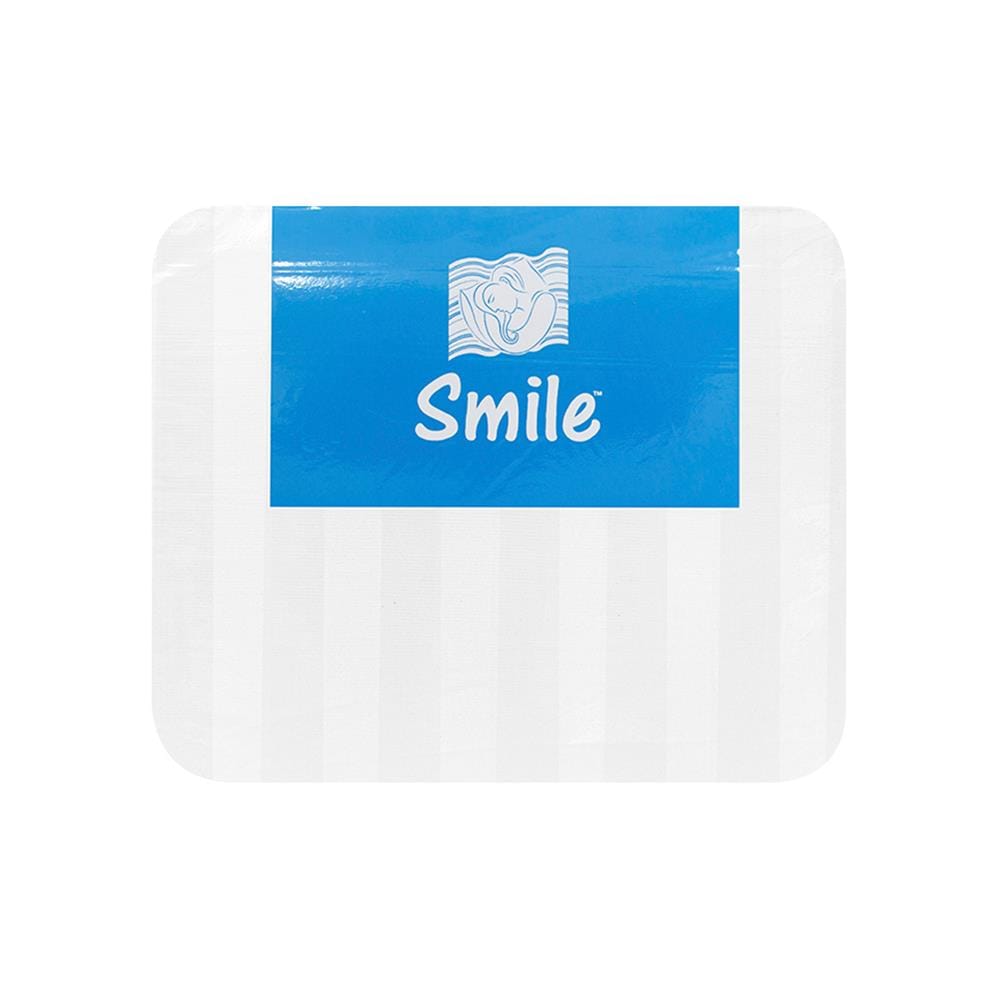 ชุดผ้าปูที่นอน 6 ฟุต (ชุด 5 ชิ้น) PICASSO SMILE สี WHITE