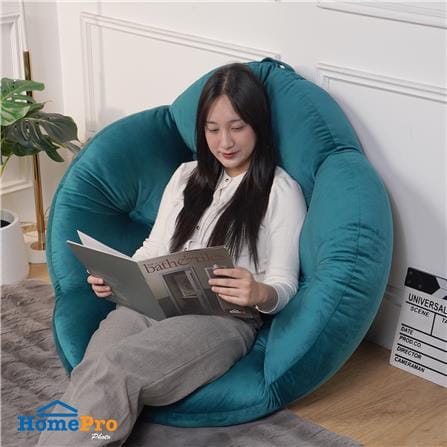 เบาะรองนั่ง HOME LIVING STYLE FLOWER 34x43 นิ้ว สีเขียวเข้ม_8