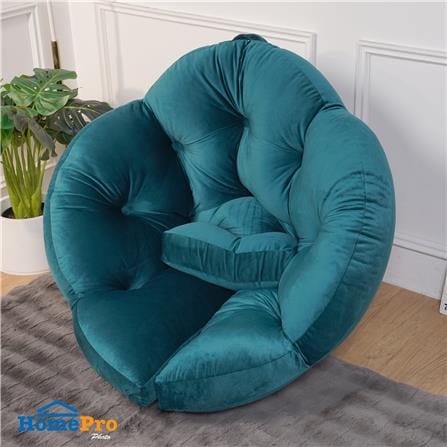 เบาะรองนั่ง HOME LIVING STYLE FLOWER 34x43 นิ้ว สีเขียวเข้ม_7