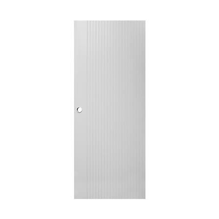 ประตูภายนอก UPVC เจาะลูกบิด ECO-DOOR UX2 80x200 ซม. สีขาว_0