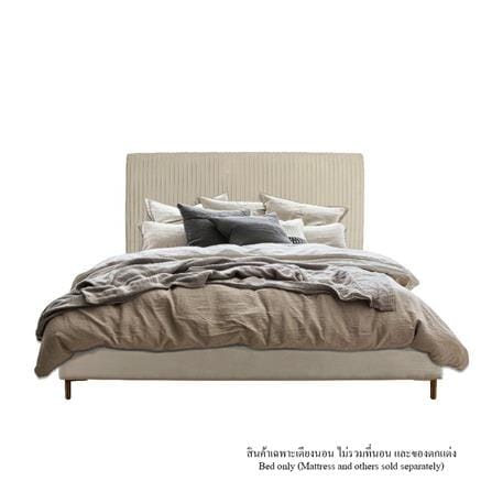 เตียง 5 ฟุต SB FURNITURE GRACELYN 19236491 สีครีม_0