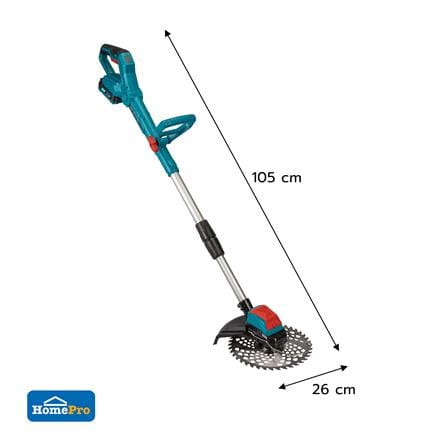 เครื่องเล็มหญ้าไร้สาย (พร้อมแบตเตอรี่) MATALL PRO YF5091 20 โวลต์_8