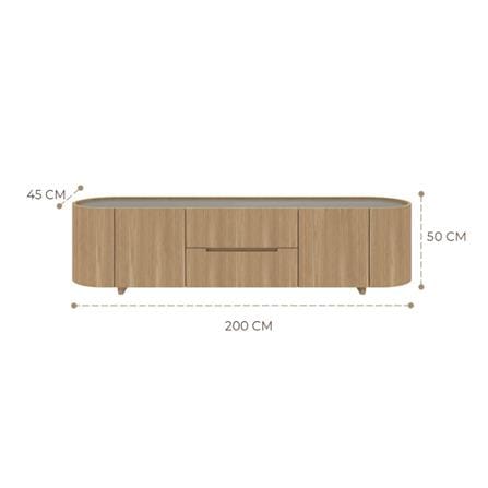 ตู้วางทีวี SB FURNITURE WINBER 19243372 สีวีเนียร์โอ๊ค_8