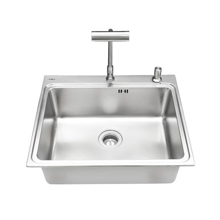 ซิงค์ฝัง 1 หลุม MEX BIX60BM-MF 61.5 ซม. สีเงิน_1