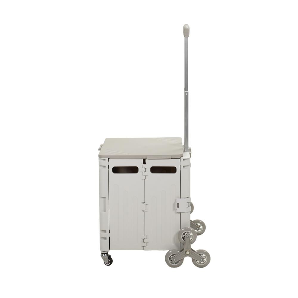 รถเข็นกล่องพับได้ MATALL DY2522 30 กก. สีเบจ
