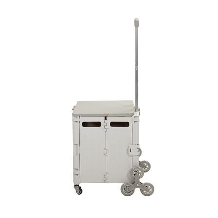 รถเข็นกล่องพับได้ MATALL DY2522 30 กก. สีเบจ_3