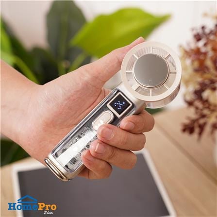 พัดลมพกพา 1.6 นิ้ว EKONO EK-PTB19CM สีครีม_3
