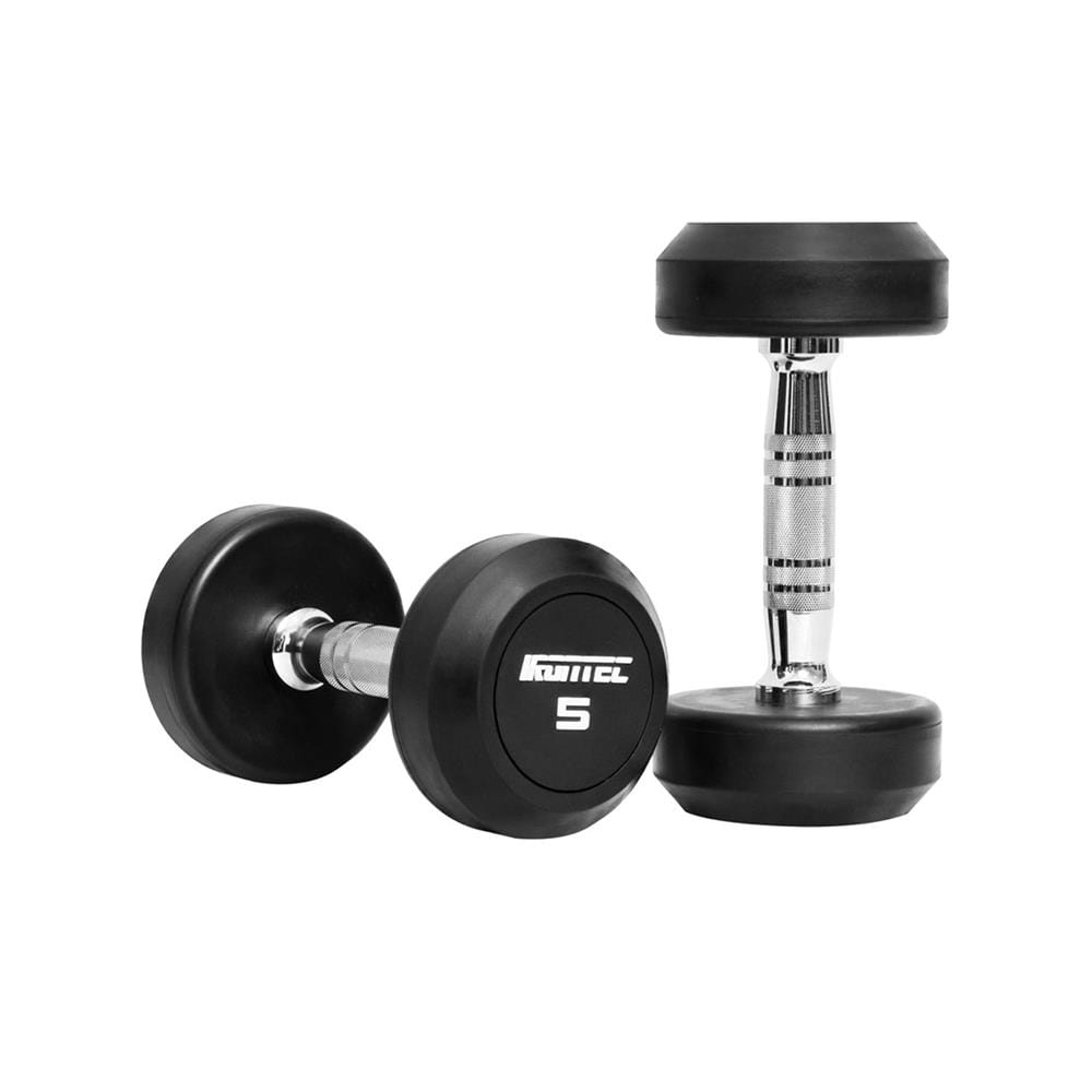 ดัมเบลทรงกลมหุ้มยาง IRONTEC 5 กก. (2 ชิ้น)