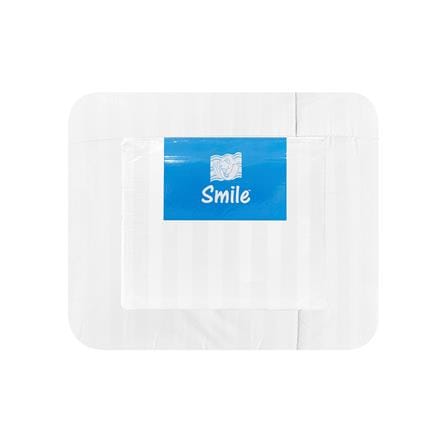 ชุดผ้าปูที่นอน 6 ฟุต (ชุด 6 ชิ้น) PICASSO SMILE สี WHITE_3