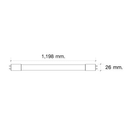 หลอด LED HI-TEK T8 ECO DE 18 วัตต์ DAYLIGHT G13_5