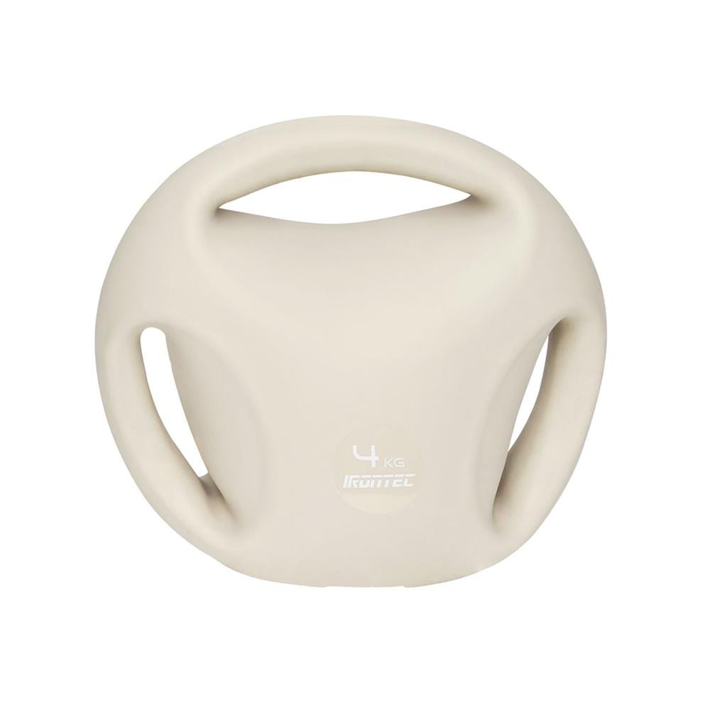 เคตเทิลเบลแบบนุ่ม IRONTEC 3-HAND 4 กก. สีครีม