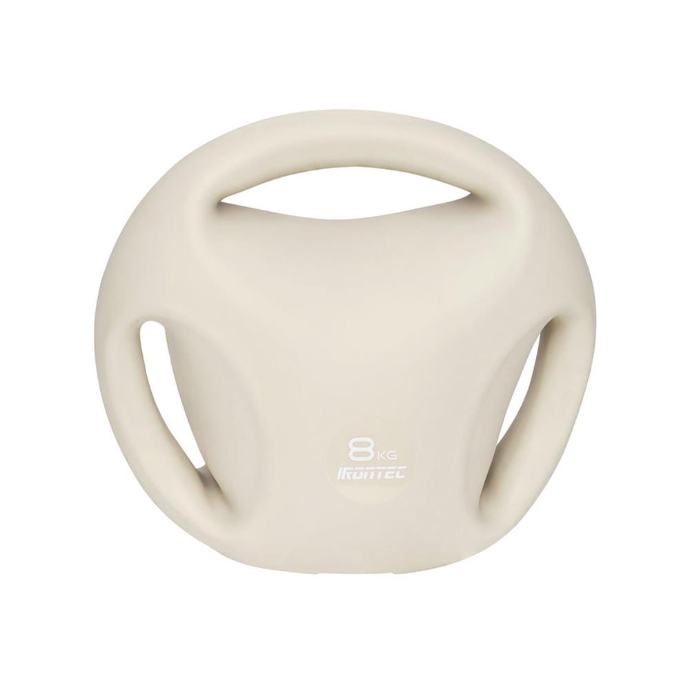 เคตเทิลเบลแบบนุ่ม IRONTEC 3-HAND 8 กก. สีครีม