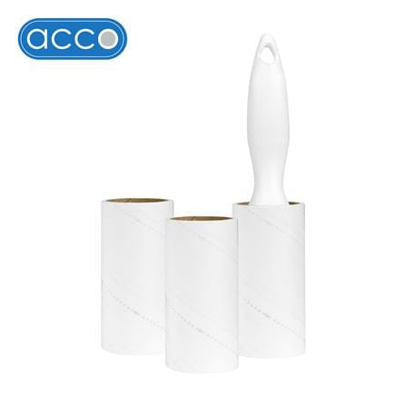 ลูกกลิ้งขจัดฝุ่นด้ามสั้น 10 ซม. พร้อมรีฟีลกระดาษกาว ACCO NAMI 60 แผ่น (2 ม้วน)_0