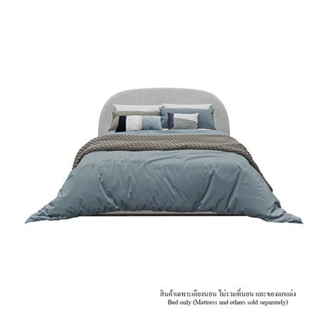 เตียง 5 ฟุต SB FURNITURE XAPIM 19244599 สีเทา_1