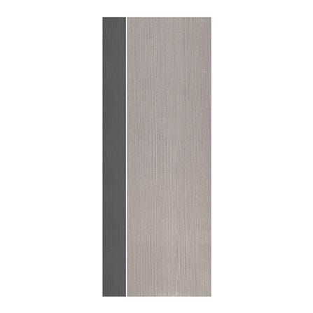 ประตูห้องน้ำ UPVC ไม่เจาะลูกบิด ECO-DOOR PB1 เซาะร่อง 70x180 ซม. สีเทา ทูโทน_0