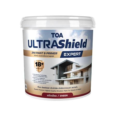 สีน้ำทาภายนอก ชนิดเนียน TOA ULTRASHIELD EXPERT BASE D 9 ลิตร_0