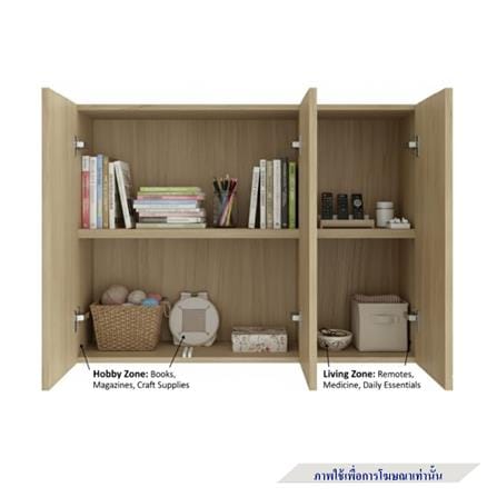 ตู้แขวนผนัง SB FURNITURE TERA 19250254 สีพาสเทล่า ครีม_2