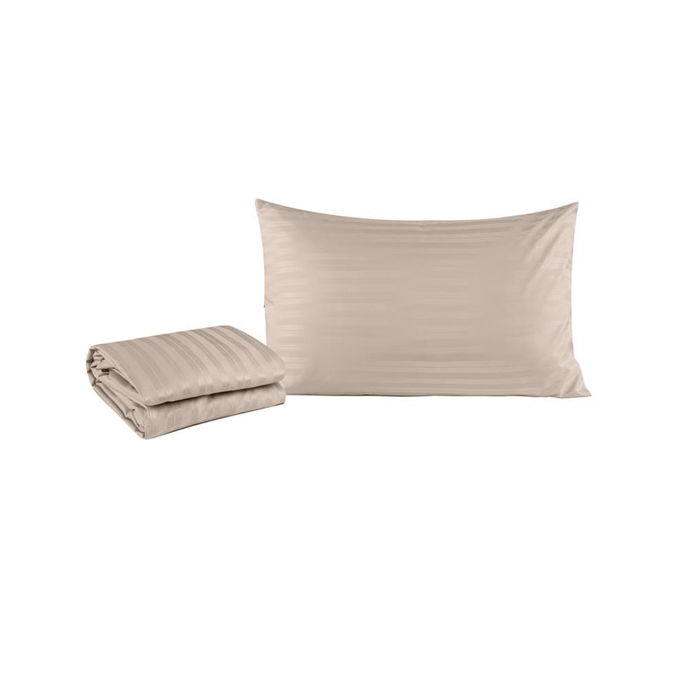 ชุดผ้าปูที่นอน 3.5 ฟุต (ชุด 2 ชิ้น) HOME LIVING STYLE LAMOON สี BEIGE