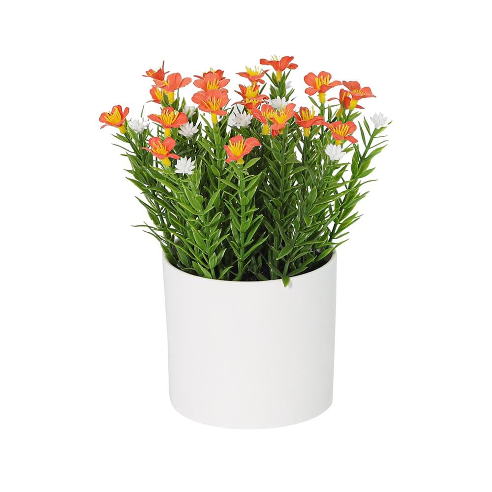 ดอกไม้ประดิษฐ์ SPRING 20 ซม. สีส้ม