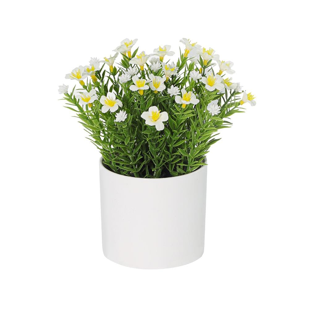 ดอกไม้ประดิษฐ์สีขาว SPRING 20 ซม.