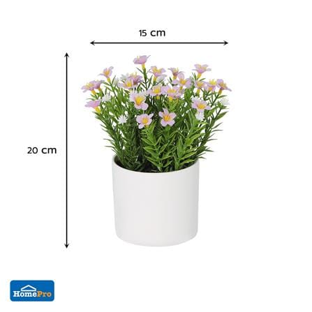 ดอกไม้ประดิษฐ์สีชมพู SPRING 20ซม._3