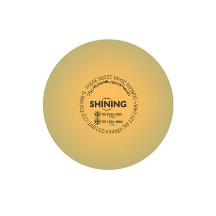 หลอด LED SHINING VINTAGE 3 วัตต์ WARM WHITE E27_1