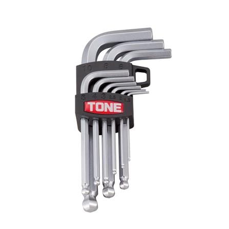 ชุดประแจหกเหลี่ยมหัวบอล TONE BS900 (ชุด 9 ชิ้น)