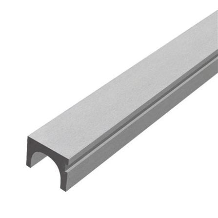 บัวตกแต่ง เซาะร่อง DURAONE 7.5x300x5 ซม. สีซีเมนต์_0