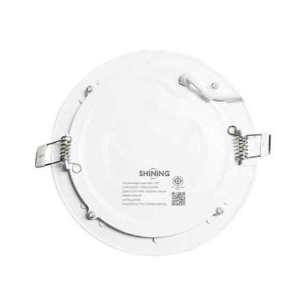 ดาวน์ไลท์ LED SHINING SUPER SLIM 6 นิ้ว 12 วัตต์ DAYLIGHT สีขาว_2