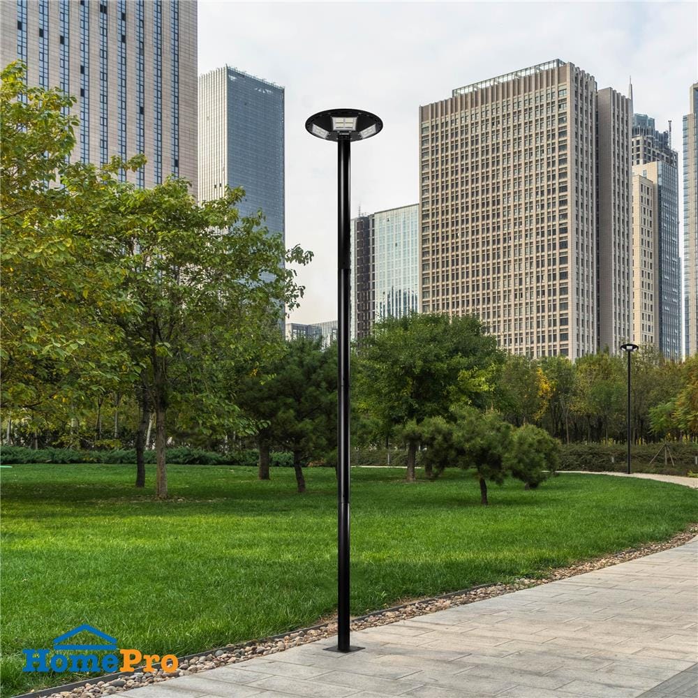 เสาไฟ SOLAR LAMPTAN POLE FOR STREETLIGHT 4 เมตร สีดำ