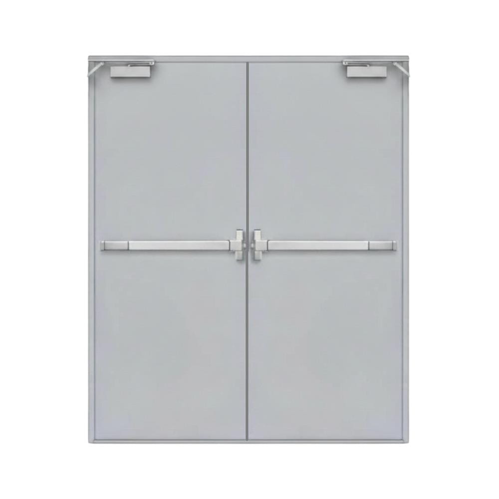 ชุดประตูเหล็กทนไฟ VECO 200x200 ซม. สีเทา