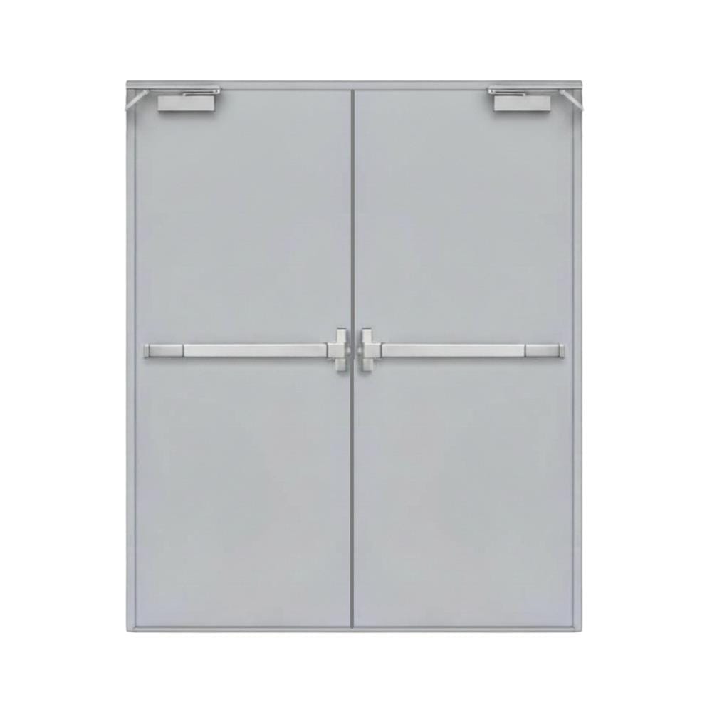 ชุดประตูเหล็กทนไฟ VECO 160x200 ซม. สีเทา