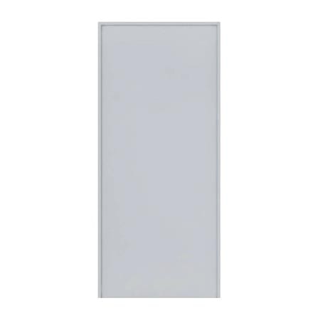 ชุดประตูเหล็ก ไม่เจาะลูกบิด VECO 80x200 ซม. สีเทา_0